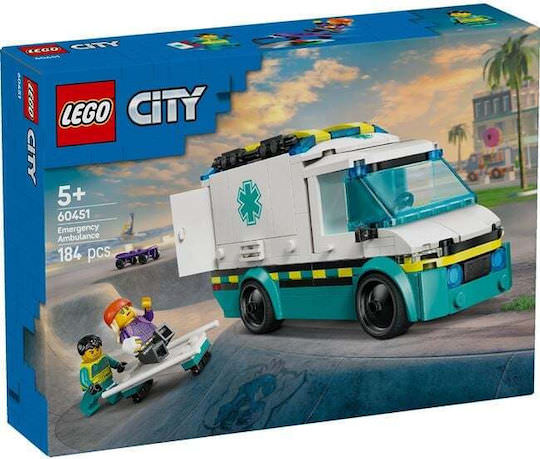 LEGO City Emergency Ambulance για 5+ Ετών 184τμχ - Image 1