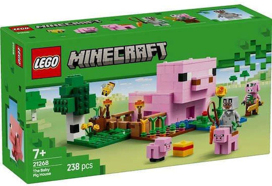 LEGO Minecraft The Baby Pig House για 7+ Ετών 238τμχ - Image 1