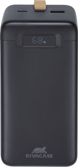Rivacase VA1084 Power Bank 40000mAh 65W με Θύρα USB-A και 2 Θύρες USB-C Μαύρο - Image 1
