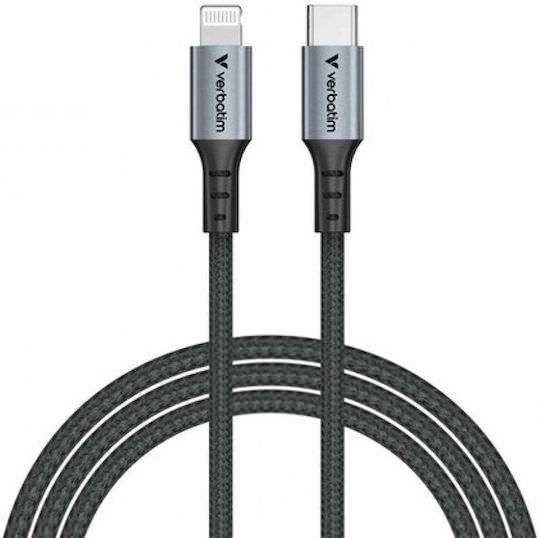 Verbatim USB-C to Lightning Cable 60W Μαύρο 1.2m (31844) - Image 1
