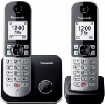 Panasonic KX-TG6852JTB Ασύρματο Τηλέφωνο Μαύρο - Image 2