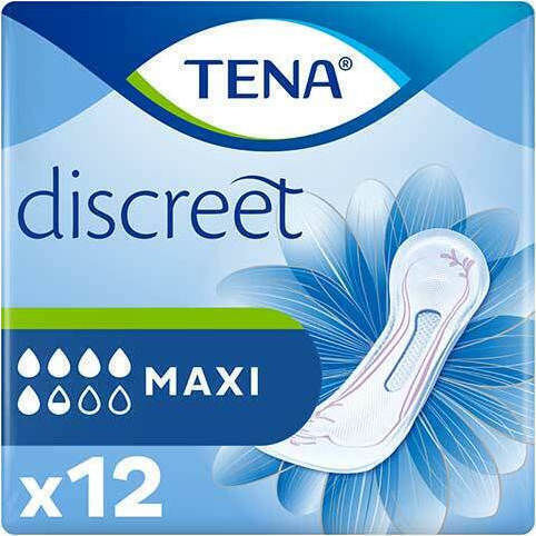 Tena Lady Maxi Γυναικείες Σερβιέτες Ακράτειας Κανονικής Ροής 5.5 Σταγόνες 12τμχ - Image 1