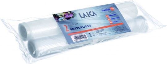 Laica VT3505 Σαγρέ Σακούλες για Συσκευές Vacuum 280mm x 3m 2 Ρολά - Image 1