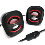 Equip Mini USB Speaker Ηχεία Υπολογιστή 2.0 με Ισχύ 3W Κόκκινα - Image 4
