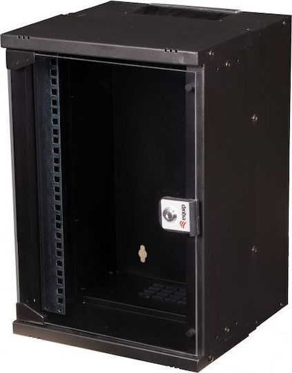 Ντουλάπα Equip Equip Wandgehäuse 10" 09u 300x300mm Γυάλινη Πόρτα Μαύρο - Image 1