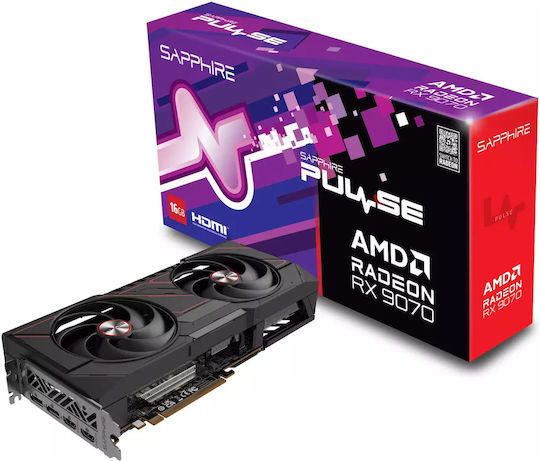 Sapphire Radeon RX 9070 16GB GDDR6 Pulse Κάρτα Γραφικών - Image 1