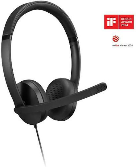 Lenovo Wired Stereo Gen 2 On Ear Multimedia Ακουστικά με μικρόφωνο και σύνδεση USB-A - Image 1
