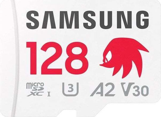 Samsung Sonic The Hedgehog Pro Plus microSDXC 128GB Class 10 V30 A2 UHS-I με αντάπτορα - Image 1