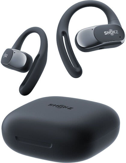 Shokz OpenFit Air Open Ear Bluetooth Handsfree Ακουστικά με Αντοχή στον Ιδρώτα και Θήκη Φόρτισης Μαύρα - Image 1