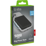SBS MagSafe Power Bank 5000mAh 5W με Θύρα USB-C Μαύρο - Image 2