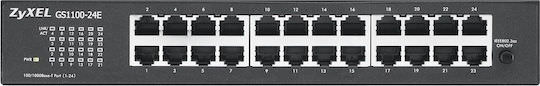 Zyxel GS-1100-24E v3 Unmanaged L2 Switch με 24 Θύρες Gigabit (1Gbps) Ethernet - Image 1