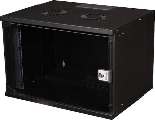 Equip Επιτοίχια Καμπίνα Rack 54x40cm Μαύρο EWM-07-5440-B - Image 1
