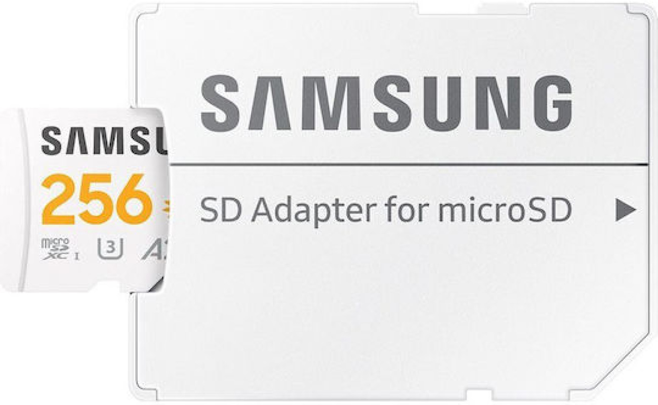 Samsung PRO Plus microSDXC 256GB Class 10 U3 V30 A2 UHS-I με αντάπτορα - Image 2