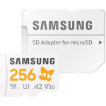 Samsung PRO Plus microSDXC 256GB Class 10 U3 V30 A2 UHS-I με αντάπτορα
