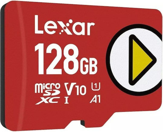 Lexar Play SDXC 128GB Class 10 U3 V30 A1 UHS-I με αντάπτορα - Image 1