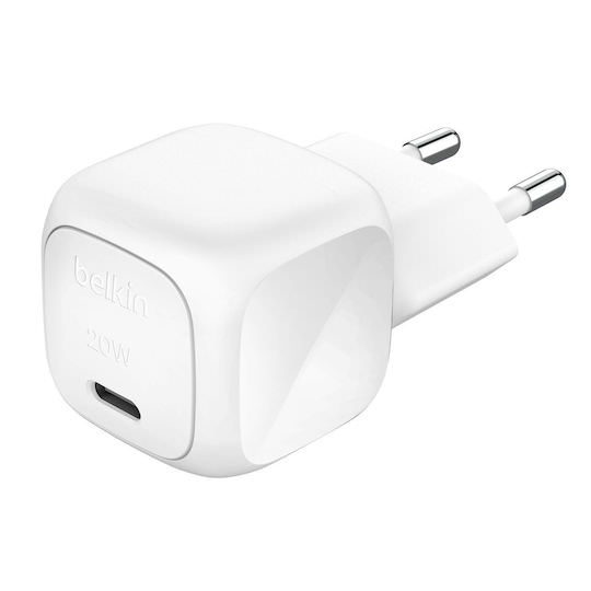 Belkin Φορτιστής Χωρίς Καλώδιο με Θύρα USB-C 20W Power Delivery Λευκός (BoostCharge) - Image 1
