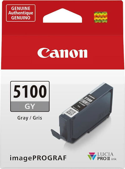 Canon PFI-5100 Γνήσιο Μελάνι Εκτυπωτή InkJet Γκρι (6959C001) - Image 1