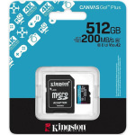 Kingston Canvas Go Plus SDXC 512GB Class 10 U3 V30 A2 UHS-I με αντάπτορα - Image 3
