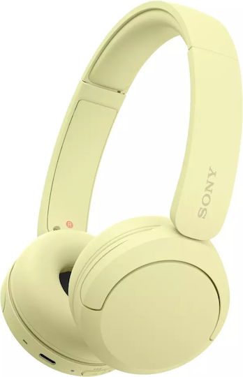 Sony WH-CH520 Ασύρματα Bluetooth On Ear Ακουστικά με 50 ώρες Λειτουργίας και Quick Charge Κίτρινα - Image 1