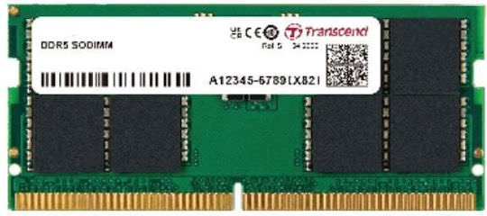 Transcend DDR5 με Module 1x8GB και Ταχύτητα 5600 για Laptop - Image 1