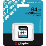 Kingston Canvas Go Plus SDXC 64GB Class 10 U3 V30 UHS-I με αντάπτορα - Image 3