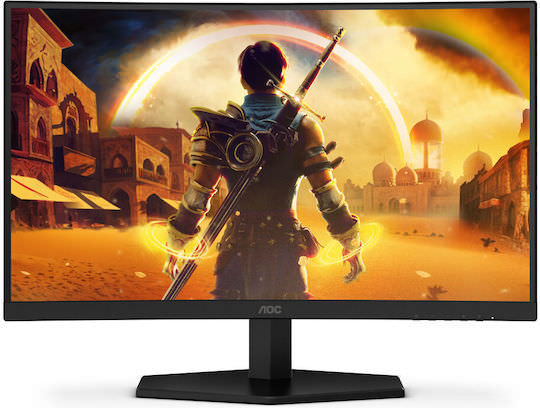 AOC C24G42E VA HDR Curved Monitor 23.6" FHD 1920x1080 180Hz με Χρόνο Απόκρισης 1ms GTG - Image 1