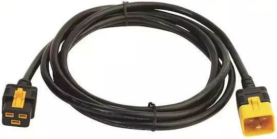 Power Cord Locking C19 To C20 3.0m - Image 1