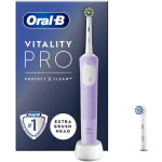 Oral-B Vitality Pro Protect X Clean Ηλεκτρική Οδοντόβουρτσα με Χρονομετρητή Lilac - Image 3