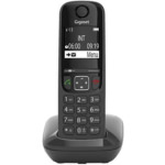 Gigaset E270 Ασύρματο Τηλέφωνο με Ελληνικό Μενού Μαύρο - Image 2