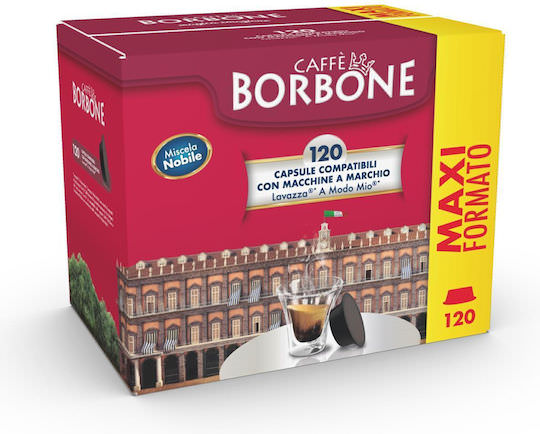 Caffe Borbone Κάψουλες Espresso Miscela Nobile Συμβατές με Μηχανή E.S.E. Pod 120caps - Image 1