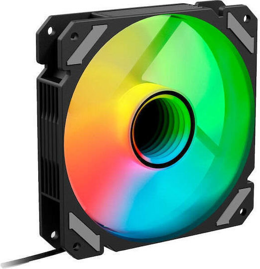 Sharkoon Shark Mirror Case Fan 120mm με ARGB Φωτισμό και Σύνδεση 4-Pin PWM - Image 1