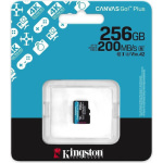 Kingston Canvas Go Plus microSDXC 256GB Class 10 U3 V30 A2 UHS-I με αντάπτορα - Image 3