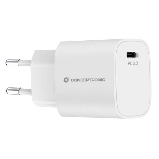 Conceptronic Φορτιστής Χωρίς Καλώδιο με Θύρα USB-C 20W Power Delivery Λευκός (ALTHEA14W) - Image 1