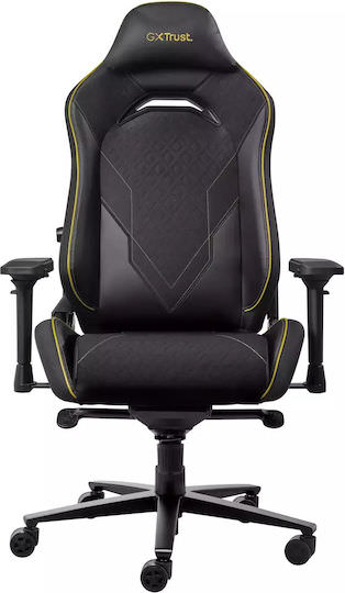 Trust GXT 721 Ruya Pro Καρέκλα Gaming Δερματίνης με Ρυθμιζόμενα Μπράτσα Μαύρη - Image 1