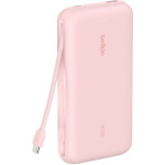 Belkin BoostCharge Power Bank 20000mAh 30W με Θύρα USB-A και Θύρα USB-C Power Delivery Ροζ - Image 2