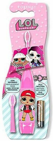 Firefly Lol Surprise Παιδική Ηλεκτρική Οδοντόβουρτσα με Χρονόμετρο για 6+ Χρονών Ροζ με Ανταλλακτικά - Image 1