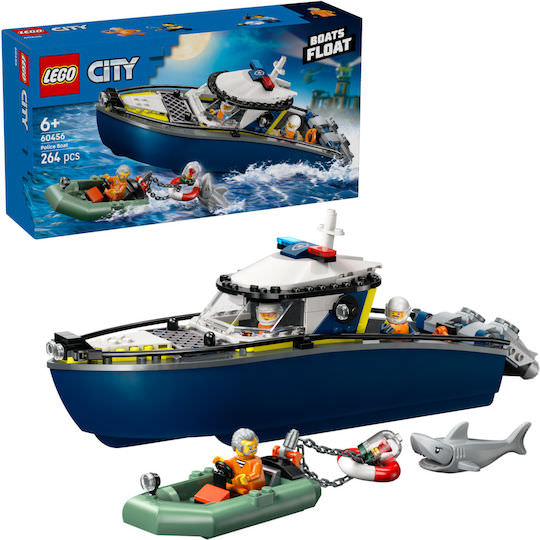 LEGO City Police Boat Chase για 6+ Ετών 264τμχ - Image 1