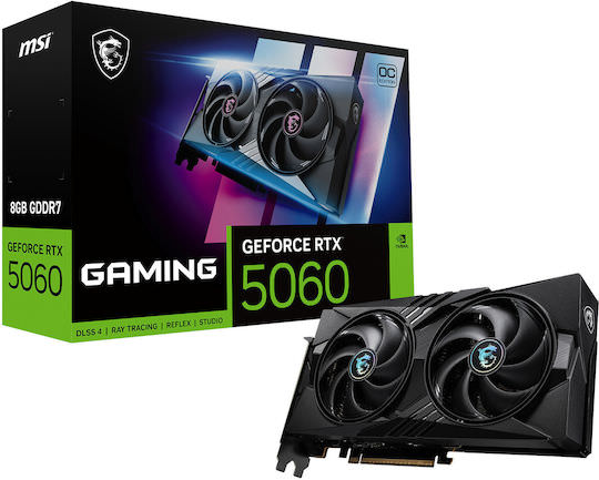 MSI GeForce RTX 5060 8GB GDDR7 8G GAMING OC Κάρτα Γραφικών - Image 1