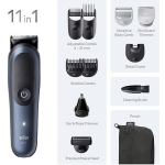 Braun All-in-one Series 7 Σετ Επαναφορτιζόμενης Κουρευτικής Μηχανής Μαύρο AIO7540 - Image 3