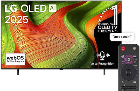 LG Smart Τηλεόραση 65" 4K UHD OLED AI B5 HDR (2025) OLED65B56LA - Image 1