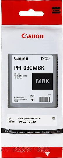 Canon PFI-030 Γνήσιο Μελάνι Εκτυπωτή InkJet Matte Μαύρο (3488C001) - Image 1