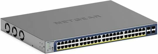 NetGear GS752TX Managed L2 Switch με 48 Θύρες Gigabit (1Gbps) Ethernet και 2 SFP Θύρες - Image 1
