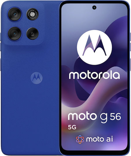 Motorola Moto G56 5G (8/256GB) PANTONE Dazzling Blue - Image 1