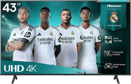 Hisense Smart Τηλεόραση 43" 4K UHD LED A6Q HDR (2025) 43A6Q - Image 1