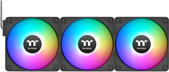Thermaltake CT140 EX Case Fan με ARGB Φωτισμό και Σύνδεση 3-Pin / 4-Pin PWM 3τμχ - Image 1