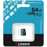 Kingston Canvas Go Plus microSDXC 64GB Class 10 με αντάπτορα - Image 4
