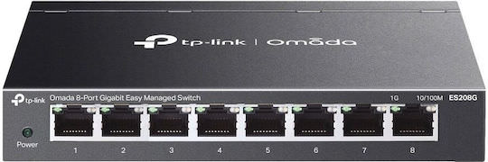 TP-LINK Omada Managed L2 Switch με 8 Θύρες Ethernet - Image 1