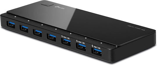TP-LINK UH700 v5 USB 3.0 Hub 7 Θυρών με σύνδεση USB-A & Θύρα Φόρτισης και Εξωτερική Παροχή Ρεύματος - Image 1