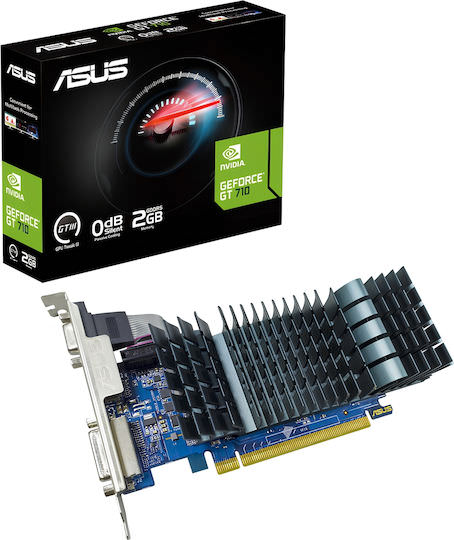 Asus GeForce GT 710 2GB GDDR3 Evo Κάρτα Γραφικών - Image 1