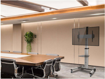 Equip Display TV Cart Βάση Τηλεόρασης Δαπέδου έως 70" και 50kg - Image 4